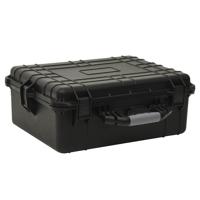 VidaXL Flightcase draagbaar 55x43x21 cm pp zwart - thumbnail