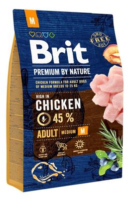 BRIT Premium by Nature Adult M - droogvoer voor hond Kip - 8 kg - thumbnail