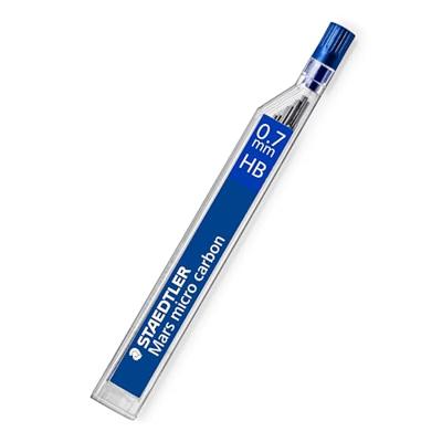 Staedtler Mars micro potloodstiften, 0,7 mm, HB, etui van 12 stuks