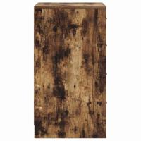 Dressoir met lade Gerookt eiken 40 x 41 x 75 cm Bewerkt hout - thumbnail