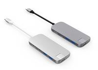 Hyper HD247B-gray Hyperdrive Slim 8-in-1 hub voor MacBook en USB-C apparaten, grijs - thumbnail