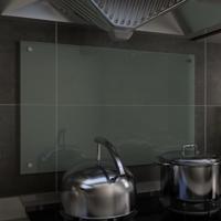 VidaXL Spatscherm keuken 80x50 cm gehard glas wit - thumbnail