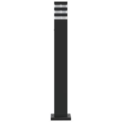 VidaXL Vloerlampen voor buiten 80 cm aluminium zwart