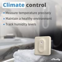 Shelly Shelly BLU H&T Ivory Temperatuursensor en luchtvochtigheidssensor Bluetooth - thumbnail