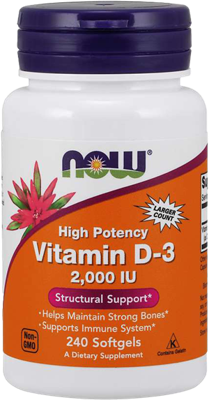 Vitamine D-3 2000IU 240softgels