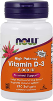 Vitamine D-3 2000IU 240softgels - thumbnail