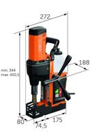 Fein KBE 36 MAGSPEED Kernboormachine 1600 W 1 snelheid Brushless, Incl. koffer - thumbnail