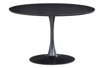 WOOOD Ronde Eettafel 'Sammy' 120cm, kleur Zwart