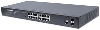 Intellinet 561341 19 netwerk switch 16 + 2 poorten 1 GBit/s Intellinet 561341 19 netwerk switch 16 + 2 poorten 1 GBit/s