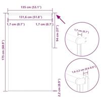 Rolgordijn verduisterend 135x175 cm stofbreedte 131,6 cm - thumbnail