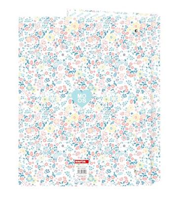 Ringmap Moos Fiori Multicolour A4 26.5 x 33 x 4 cm