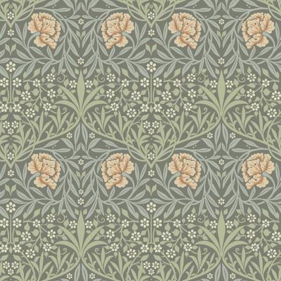 Dutch Wallcoverings Hidden Tr2 -Oxford Union Grn/Apri - Groen/Roze