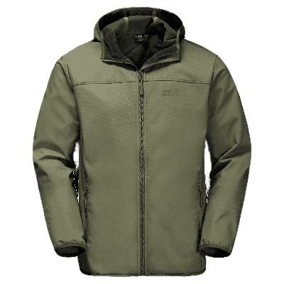 Jack Wolfskin outdoor jas Northern Point groen