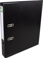 Q-CONNECT ordner, voor ft A4, uit PP en papier, met beschermrand, rug van 5 cm, zwart - thumbnail