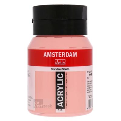 Royal Talens Amsterdam Acrylverf 500 ml - Venetiaansroze 316