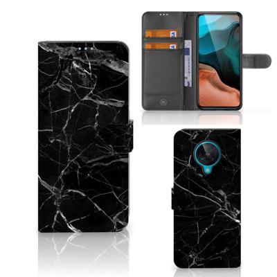 Xiaomi Poco F2 Pro | Bookcase | Marmer Zwart - Origineel Cadeau Vader