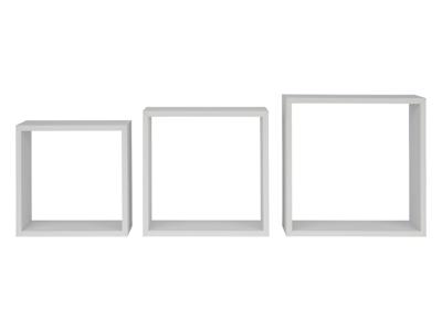 LIVARNO home 3 wandkubussen (Wit) LIVARNO home 3 wandkubussen (Wit)