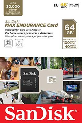 SanDisk Max Endurance miniSDHC-kaart Retail 64 GB