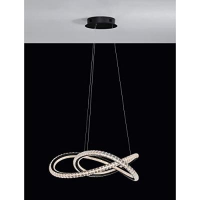 Lyora Design hanglampGinevra zwart Ø 58cm - 9748160