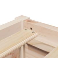 Bedframe zonder matras massief grenenhout 120x200 cm - thumbnail