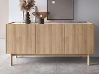 Dressoir BOUKO 3 deuren riviera eik - thumbnail