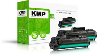 KMP Toner vervangt HP, Troy HP 78A (CE278A) Compatibel 2-pack Zwart 2100 bladzijden H-T152D 1230,0021 KMP Toner vervangt HP, Troy HP 78A (CE278A) Compatibel 2-pack Zwart 2100 bladzijden H-T152D 1230,0021