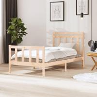 Bedframe massief hout 100x200 cm - thumbnail