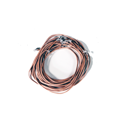 Lederen Halsketting met Karabijnslotje Lichtbruin