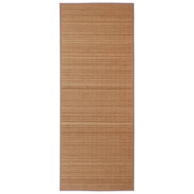 VidaXL Tapijt rechthoekig 150x200 cm bamboe bruin