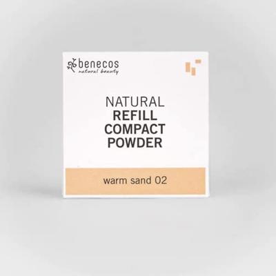 Benecos natural beauty Natural refill compact powder warm sand 02 6 Gram Benecos natural beauty Natural refill compact powder warm sand 02 6 Gram