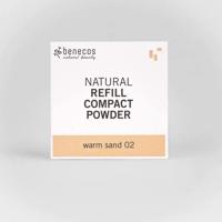 Benecos natural beauty Natural refill compact powder warm sand 02 6 Gram - thumbnail