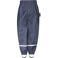 Playshoes regenbroek fleece gevoerd Uni Blauw-140 - thumbnail