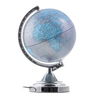Wereldbol lamp met verlichting - stijlvolle globe voor thuis of kantoor - thumbnail