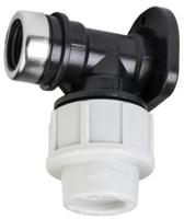 Muurplaat voor PE/tyleen - 25mm x 3/4 binnendraad - 16 bar - thumbnail