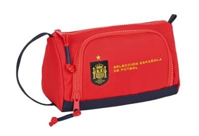 Schoolpennenzak RFEF Blauw Rood 20 x 11 x 8.5 cm