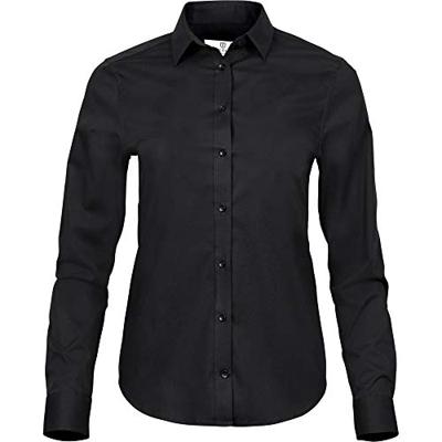Tee Jays TJ4025 Women´s Stretch Luxury Shirt - Black - XXL