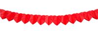 Folat BV Papieren minislinger - rood hart, 2mtr. - thumbnail