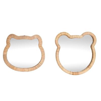 Wandspiegel Home ESPRIT Natuurlijk 40 x 3 x 42 cm 40 x 3 x 43 cm (2 Stuks) Wandspiegel Home ESPRIT Natuurlijk 40 x 3 x 42 cm 40 x 3 x 43 cm (2 Stuks)