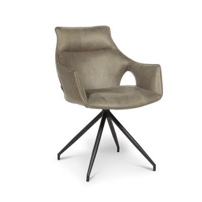 Armstoel Candice - Microleder Forest Armstoel Candice - Microleder Forest