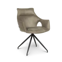 Armstoel Candice - Microleder Forest - thumbnail