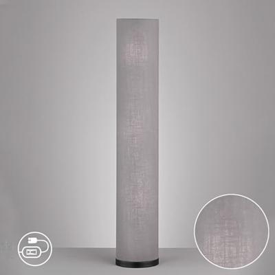 Fischer & Honsel Staande schemerlampThor grijs - 40392