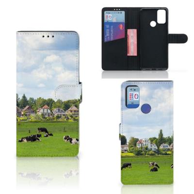Alcatel 1S (2021) | Telefoonhoesje | Met pasjeshouder | Koeien