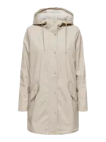 Only Onlsally Raincoat Otw Noos Winterjassen Oatmeal White Teddy - thumbnail