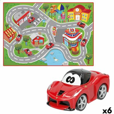 Playset Ferrari 100 x 0,1 x 70 cm 6 Stuks Playset Ferrari 100 x 0,1 x 70 cm 6 Stuks
