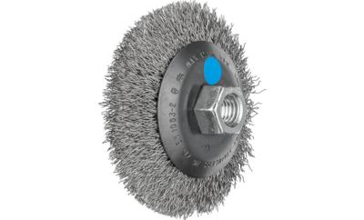 PFERD TOOLS 43316003 Schijfborstel ongetordeerd KBU Ø 100 x 10 mm M14 Ø roestvrijstalen draad 0,35 voor haakse slijpers 1 stuk(s)
