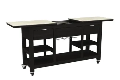 Passion Grills | Buitenkeuken Onderdeel | Leon Bar Eiland met Wielen | 150-200 x 50 cm