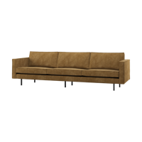 WOOOD Rodeo 3-zits bank ribstof Honinggeel - thumbnail