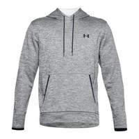 Herenhoodie Under Armour Fleece Twist Donker grijs Maat L - thumbnail