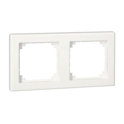 Merten M-Smart afdekraam 2-voudig Polarwit glanzend 478219