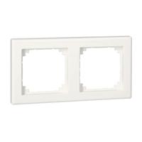 Merten M-Smart afdekraam 2-voudig Polarwit glanzend 478219 - thumbnail